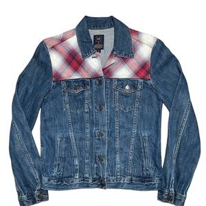 Gap x Pendleton Denim/Plaid Jacket Size Medium